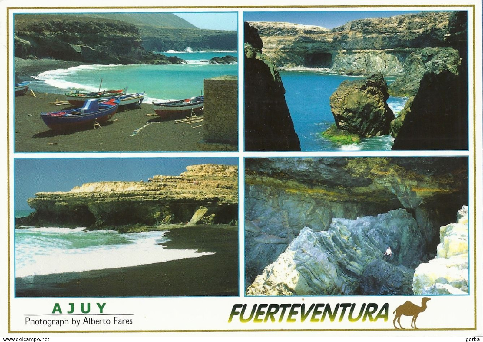 *CPM -  ESPAGNE - CANARIES - FUERTEVENTURA - AJUY - Multivues - Fuerteventura