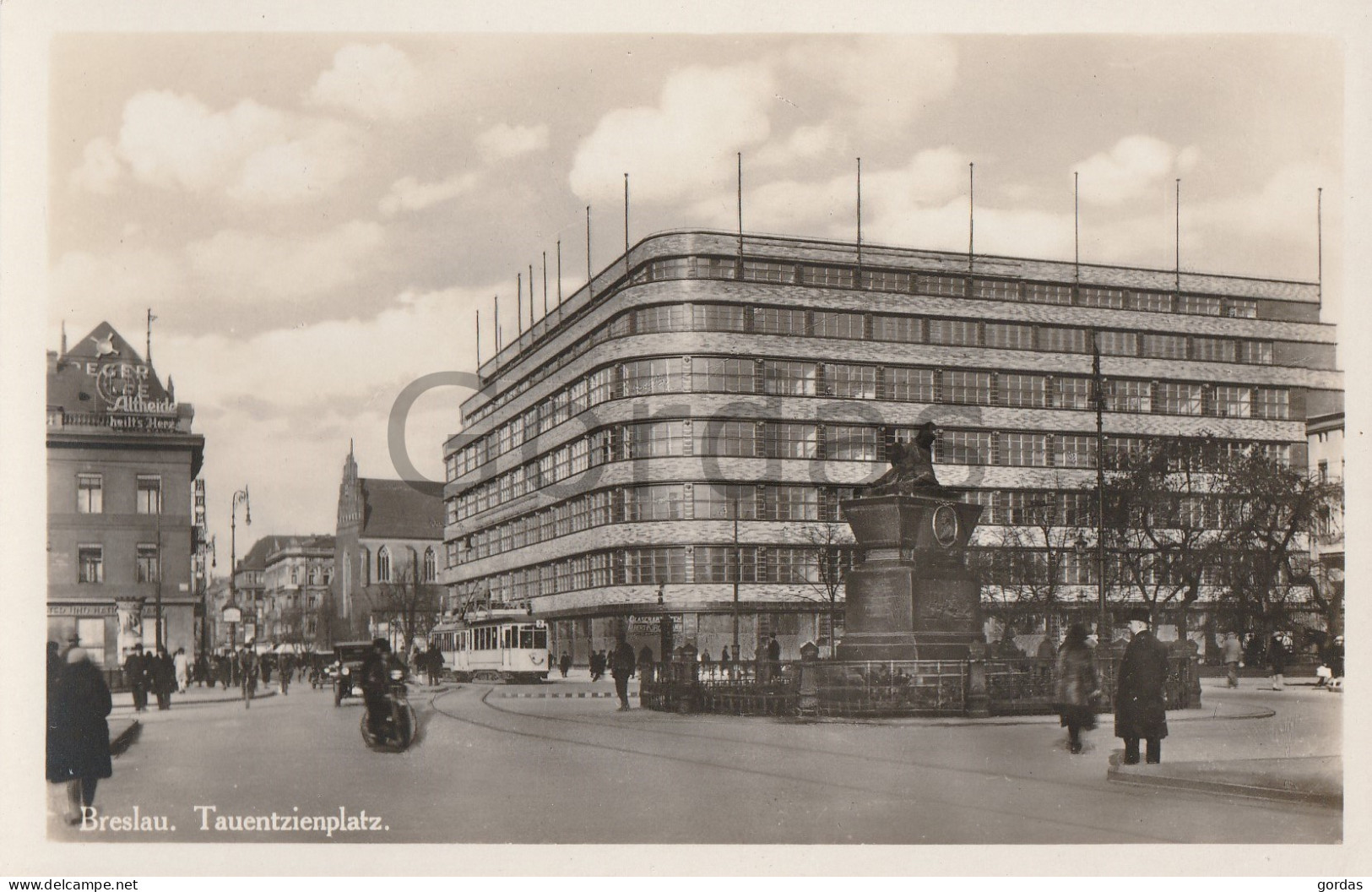 Poland - Wroclaw - Breslau - Tauentzienplatz - Tram - Poland