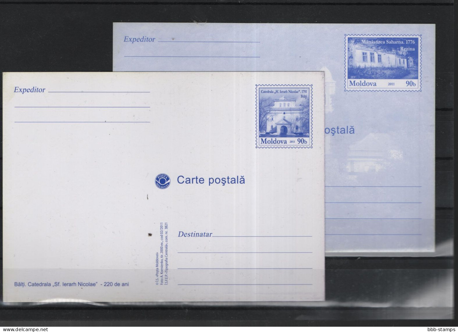 Moldavien Michel Cat.No. Postal Stat  P147/150 Unused - Moldavie