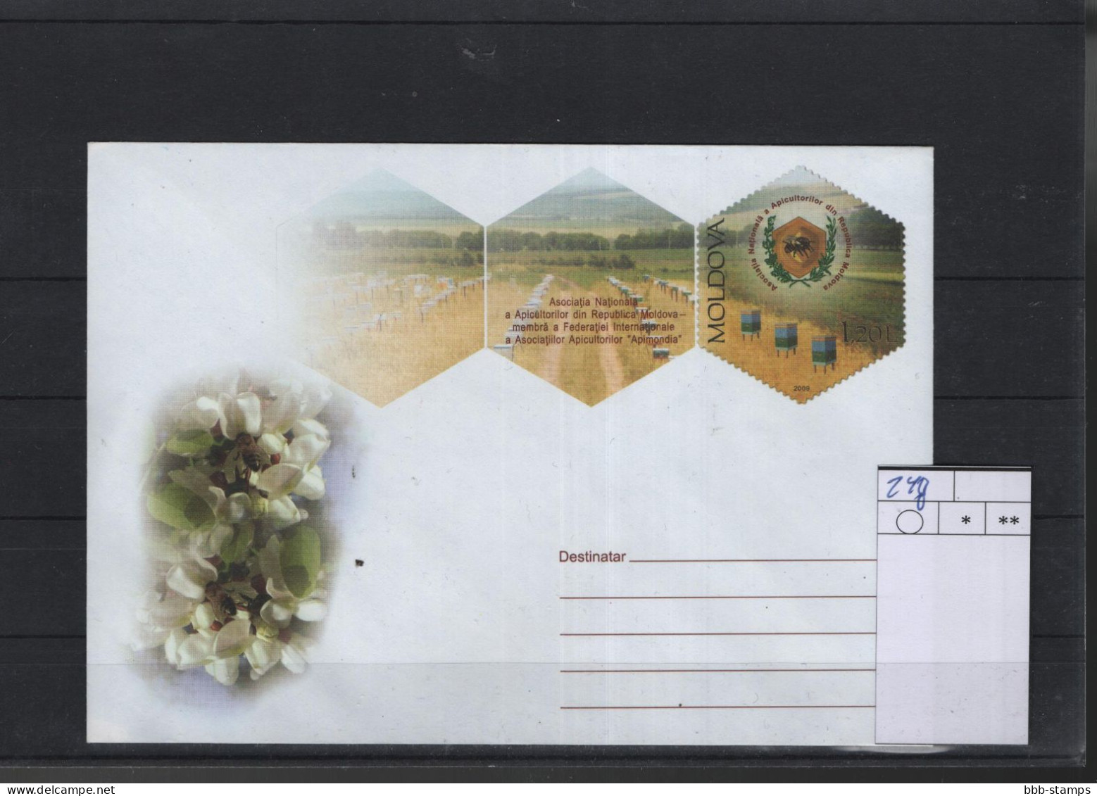 Moldavien Michel Cat.No. Postal Stat P248 Unused - Moldawien (Moldau)