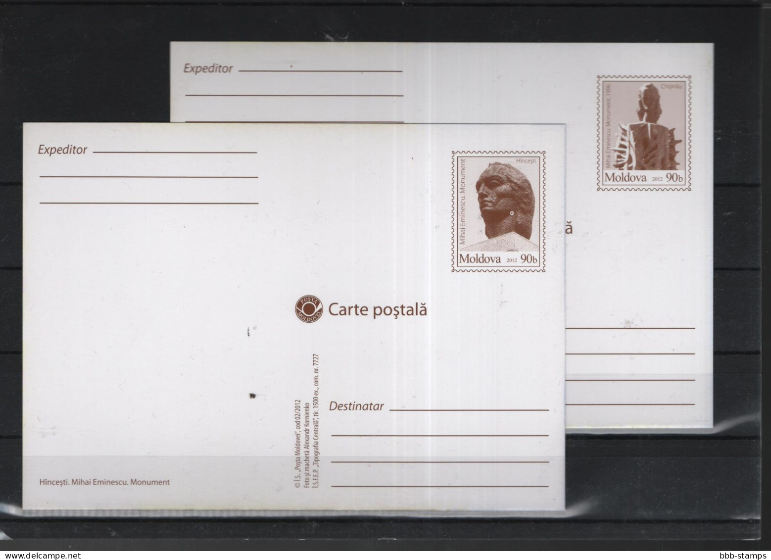 Moldavien Michel Cat.No. Postal Stat  P156/161 Unused - Moldavie