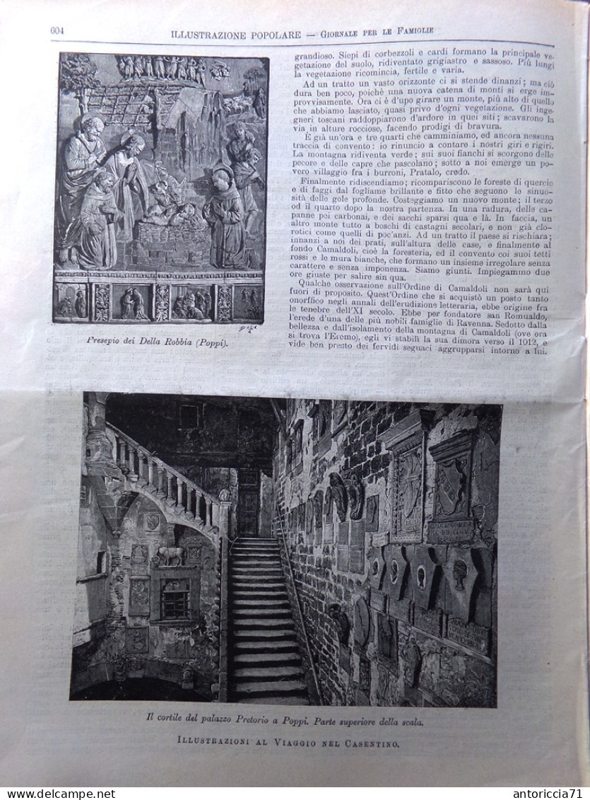 L'Illustrazione Popolare 21 Settembre 1902 Virchow Tabacchi Camaldoli Casentino - Altri & Non Classificati