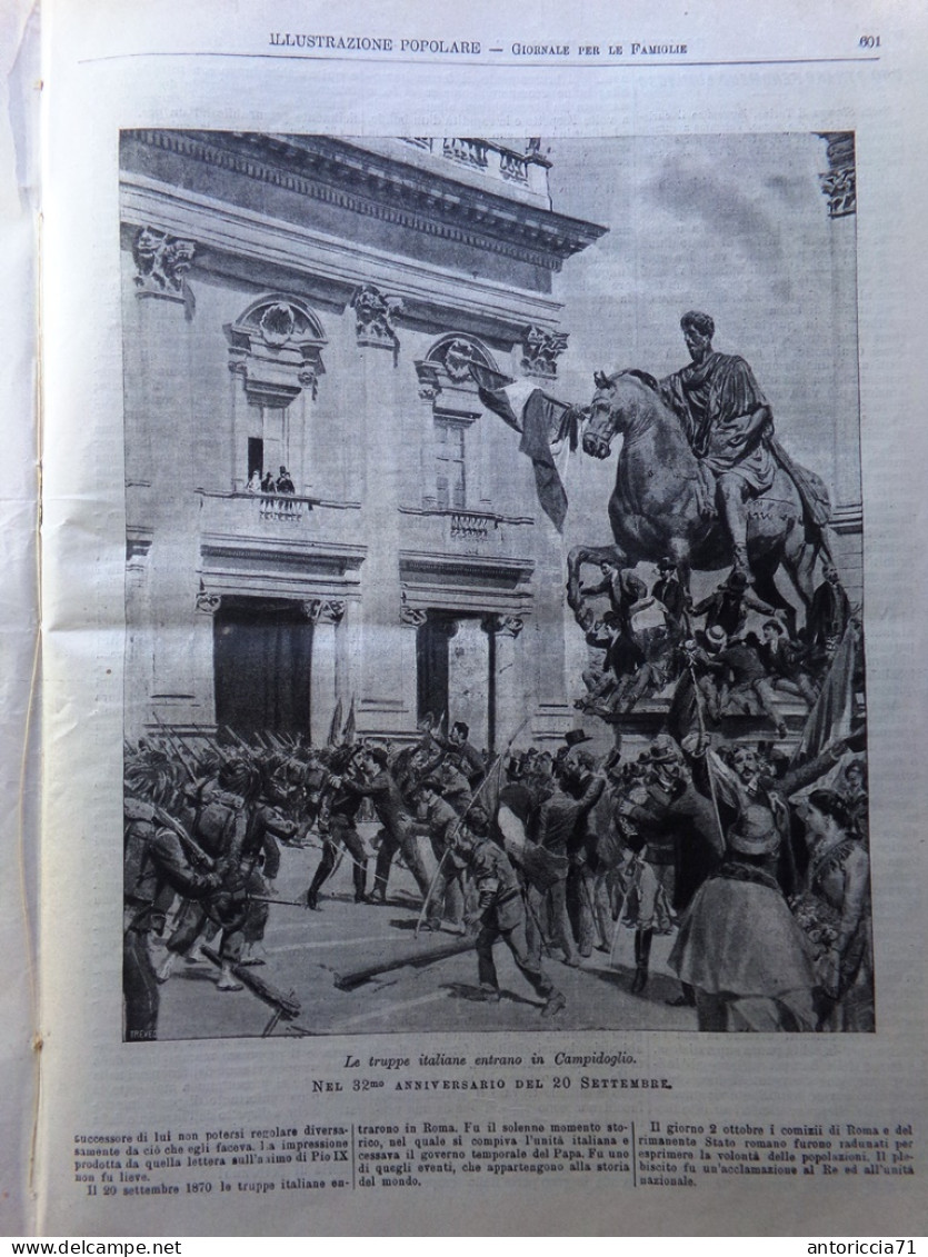 L'Illustrazione Popolare 21 Settembre 1902 Virchow Tabacchi Camaldoli Casentino - Altri & Non Classificati