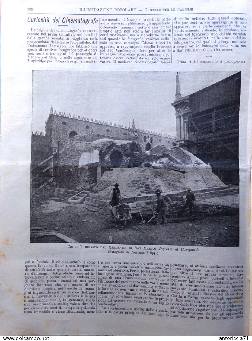 L'Illustrazione Popolare 9 Novembre 1902 Alluvione Di Modica San Marco Marlitt - Altri & Non Classificati