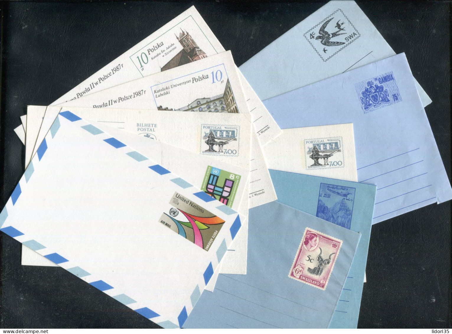 "WELTWEIT" Partie Mit 10 Ganzsachen **, Vgl. Foto (L0115) - Vrac (max 999 Timbres)