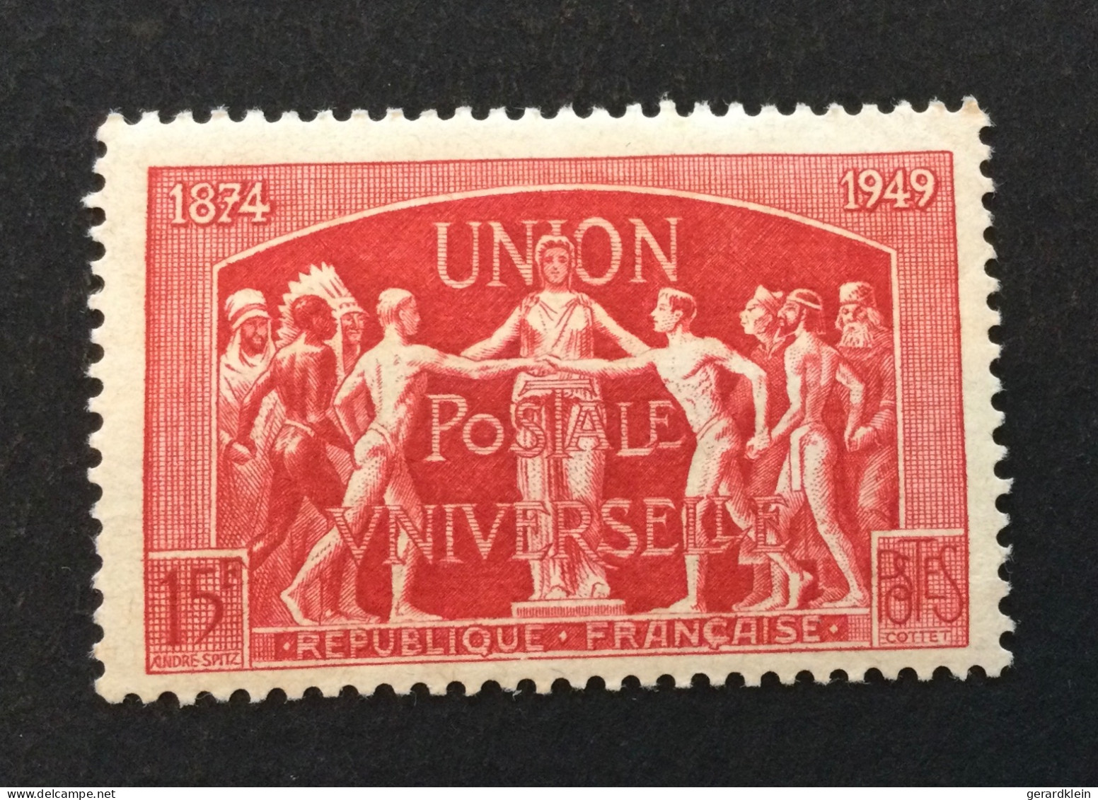 Num. 949(15Fr) - 850(5Fr) - 851(15Fr) - 852(15F+4F) - 859(5F+1F) - Unused Stamps