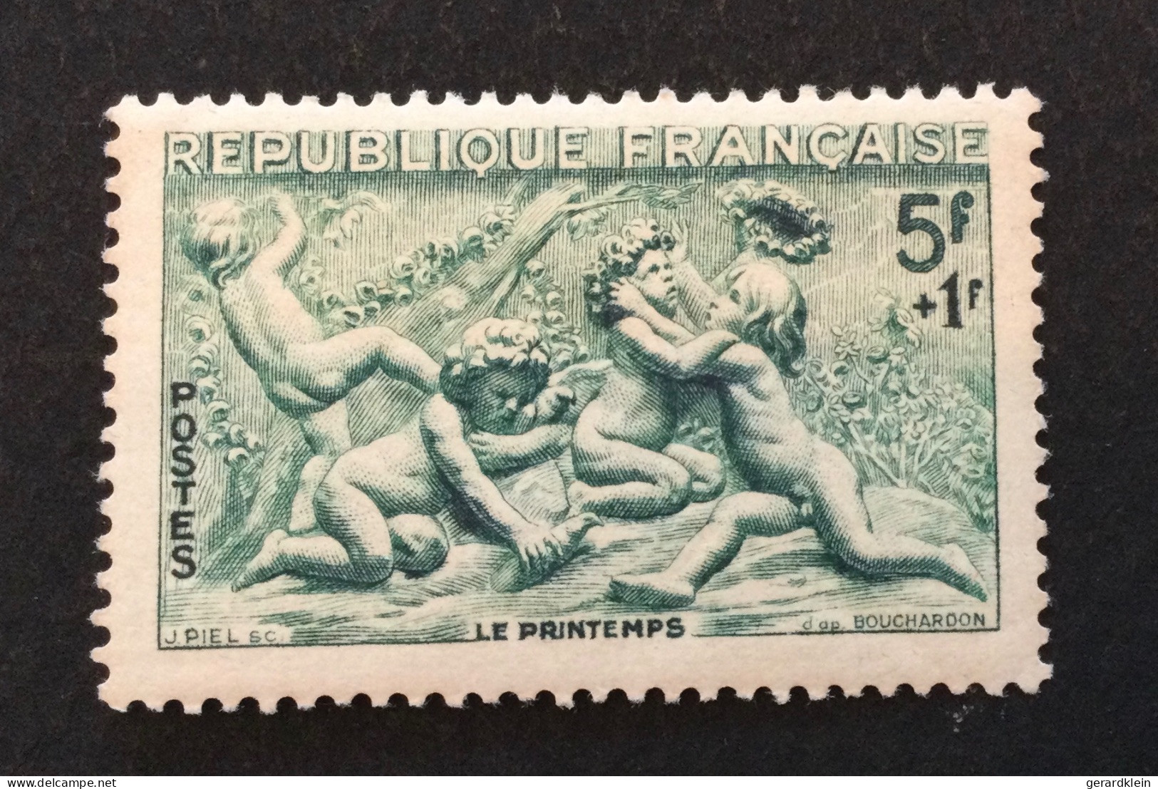 Num. 949(15Fr) - 850(5Fr) - 851(15Fr) - 852(15F+4F) - 859(5F+1F) - Unused Stamps