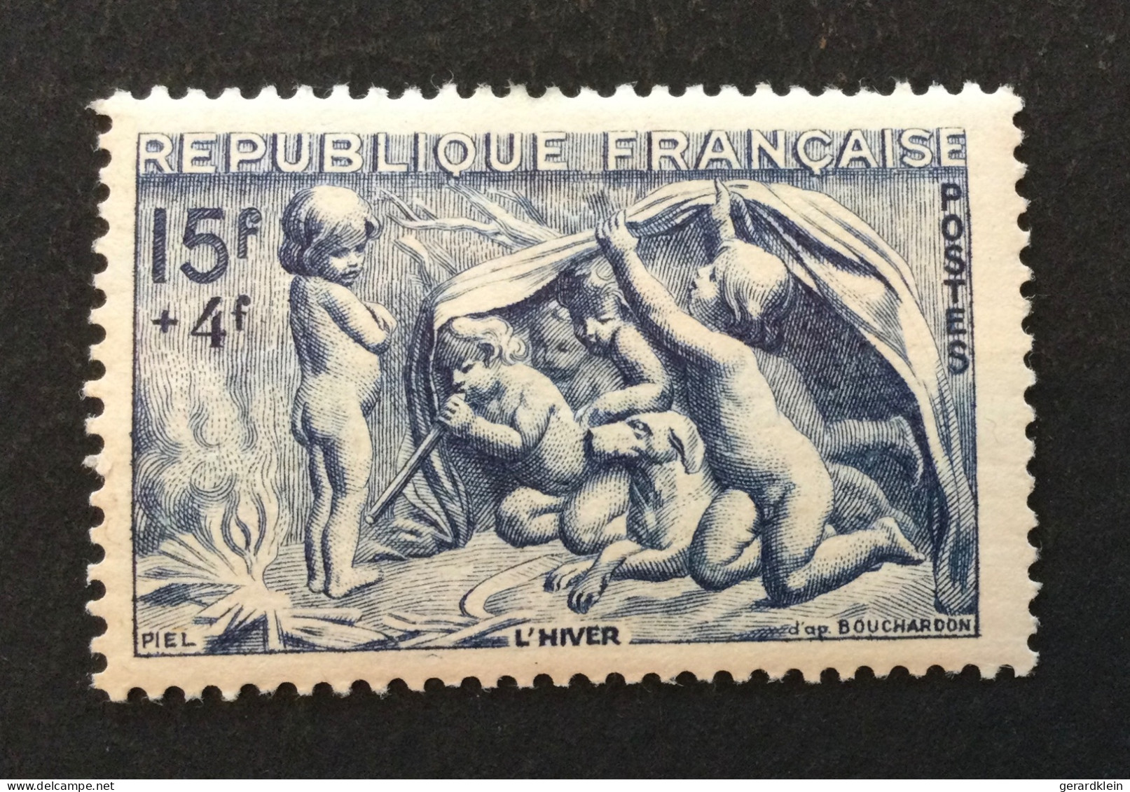 Num. 949(15Fr) - 850(5Fr) - 851(15Fr) - 852(15F+4F) - 859(5F+1F) - Unused Stamps