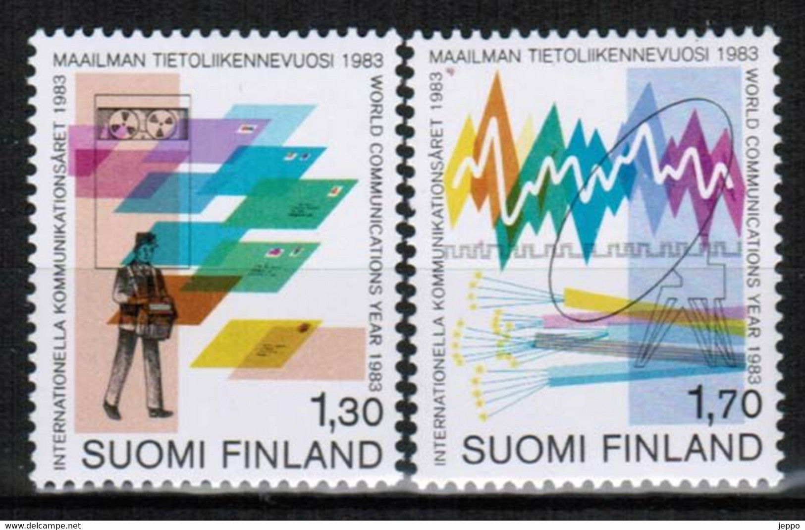 1983 Finland, World Communication Year MNH. - Ongebruikt