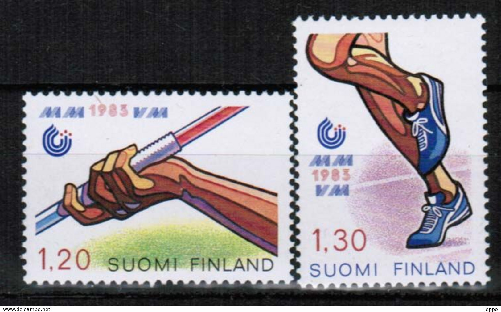 1983 Finland, World Ch.ships In Athletics MNH. - Unused Stamps
