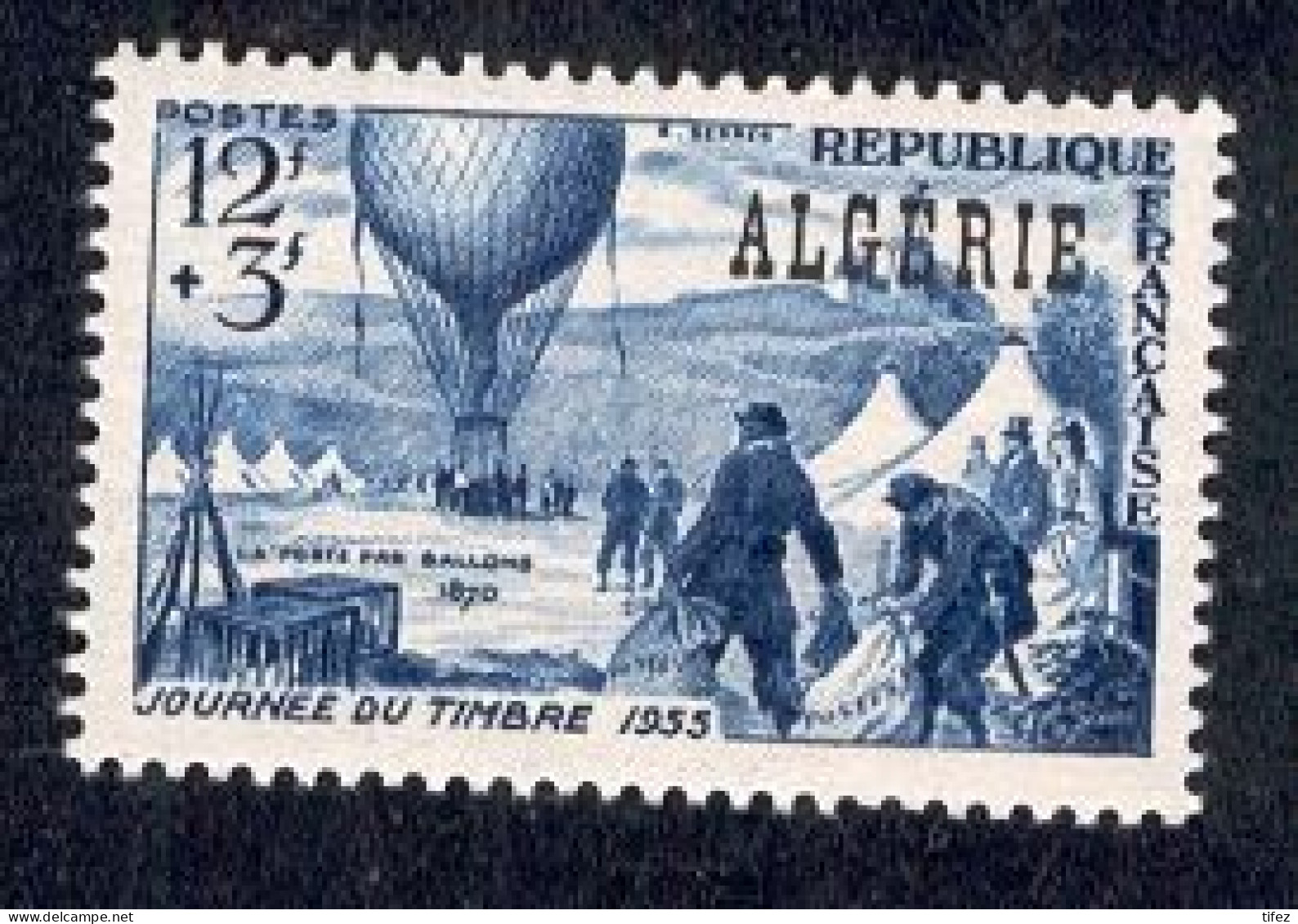 Année 1955-N°325 Neufs**MNH : Journée Du Timbre : La Poste Par Ballons - 1870 (Montgolfière) - Unused Stamps