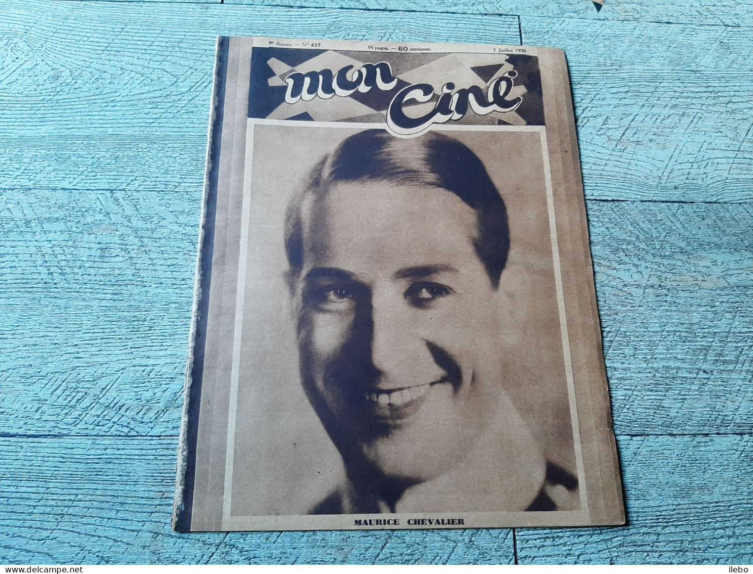 Revue Mon Ciné  Maurice Chevalier 1930 Cinéma - Cinéma/Télévision