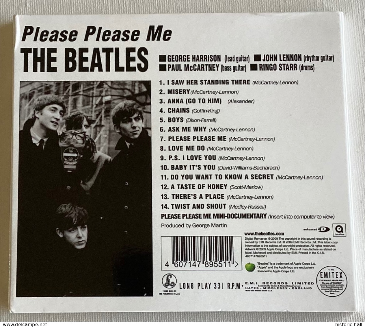 The BEATLES - Please Please Please - DIGIPACK CD - 2009 - UK Press - Rock