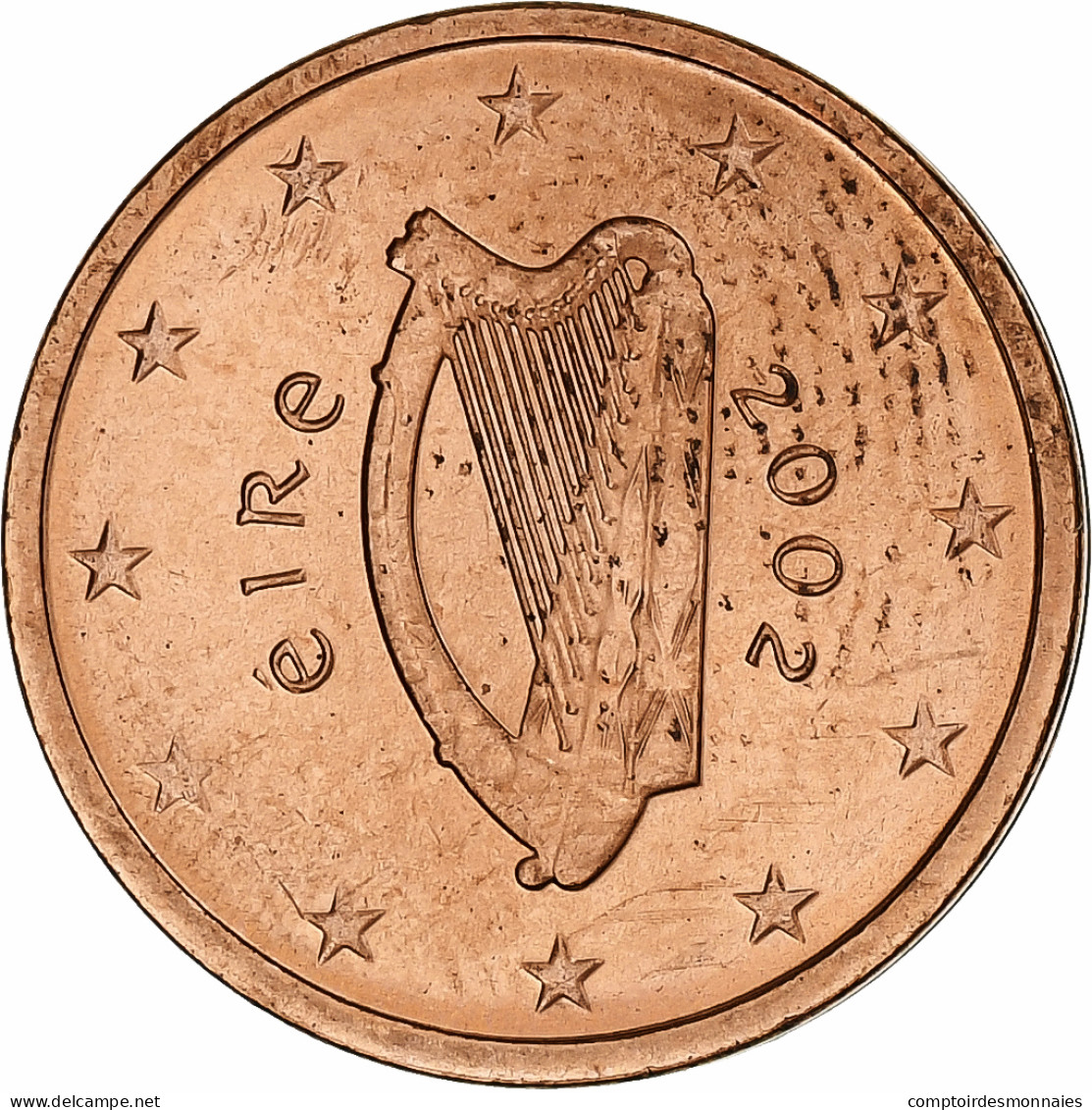 République D'Irlande, 2 Euro Cent, 2002, Sandyford, SUP, Cuivre Plaqué Acier - Irlanda