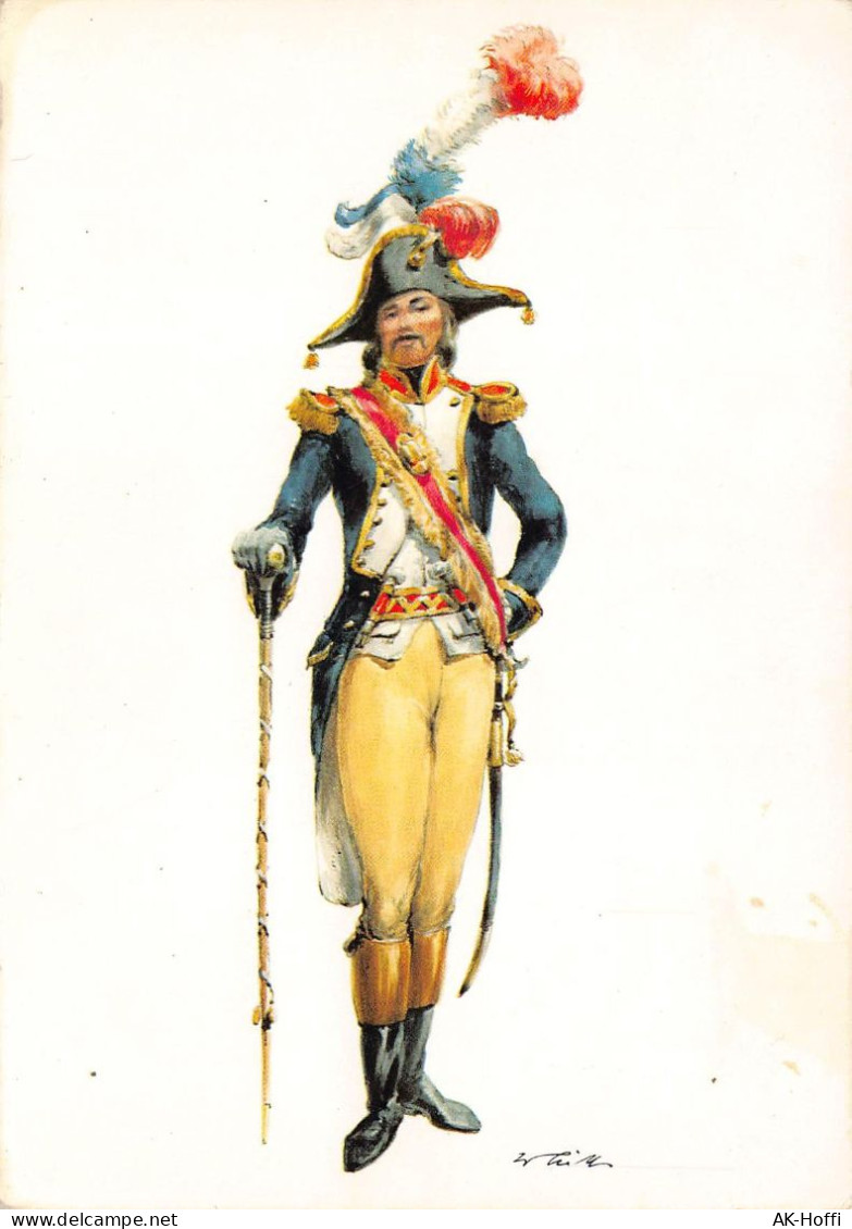 Militär, Frankreich 1793, Tambourmajor, Infanterie - Personen