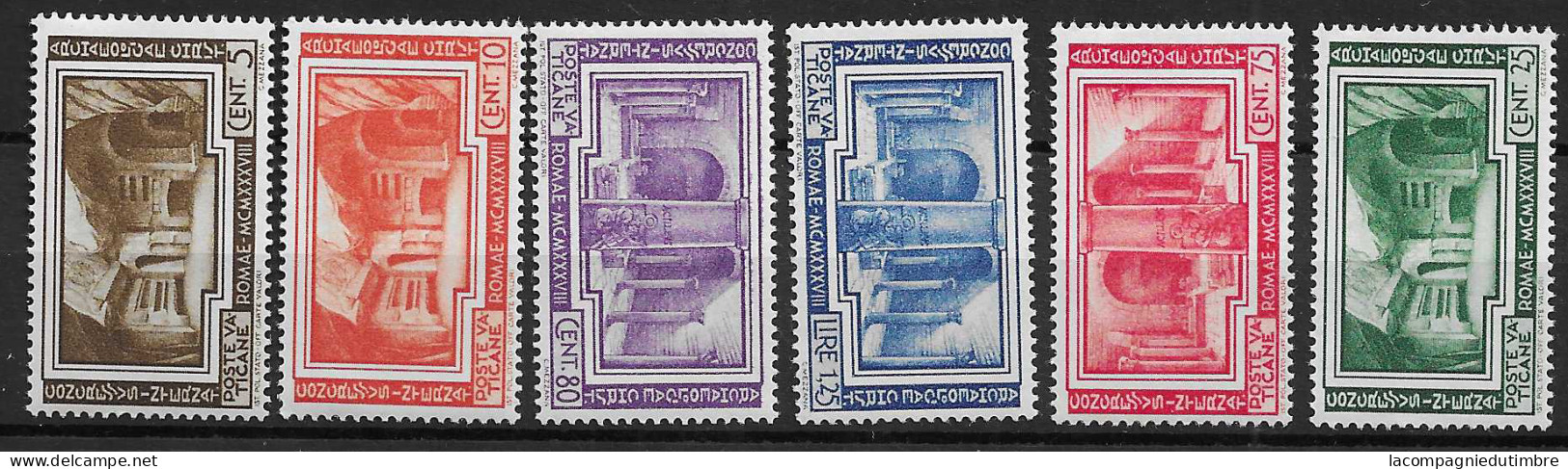 Vatican YT N° 80/85 Neufs ** MNH. TB - Ongebruikt