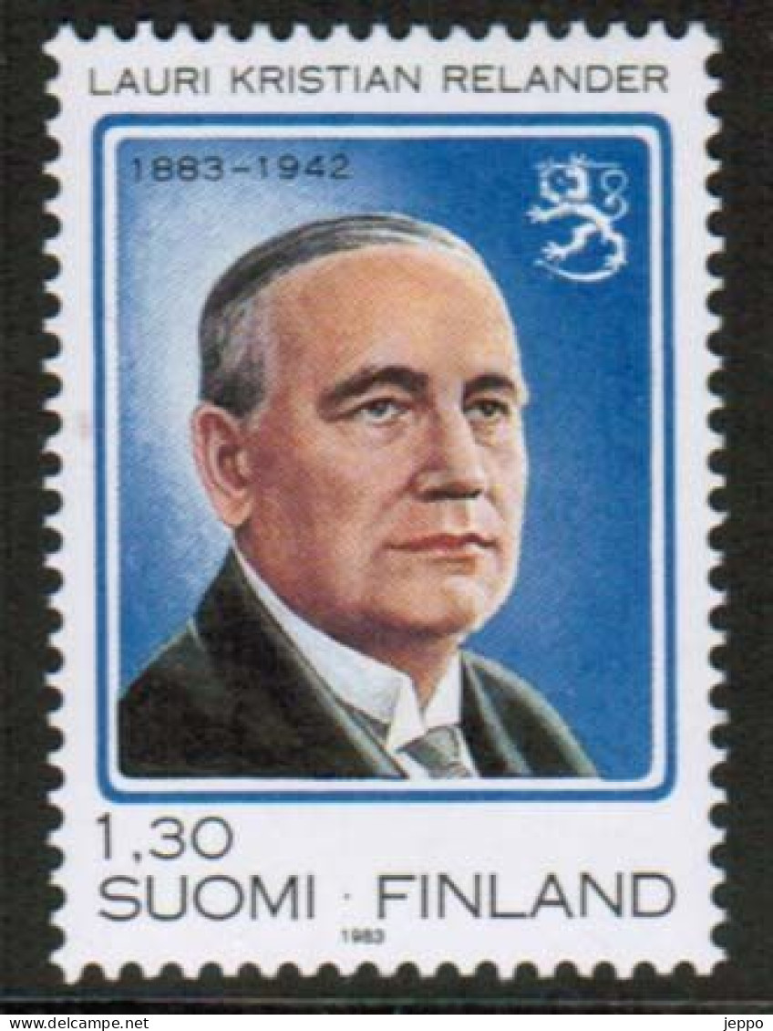 1983 Finland, President Relander MNH. - Ongebruikt