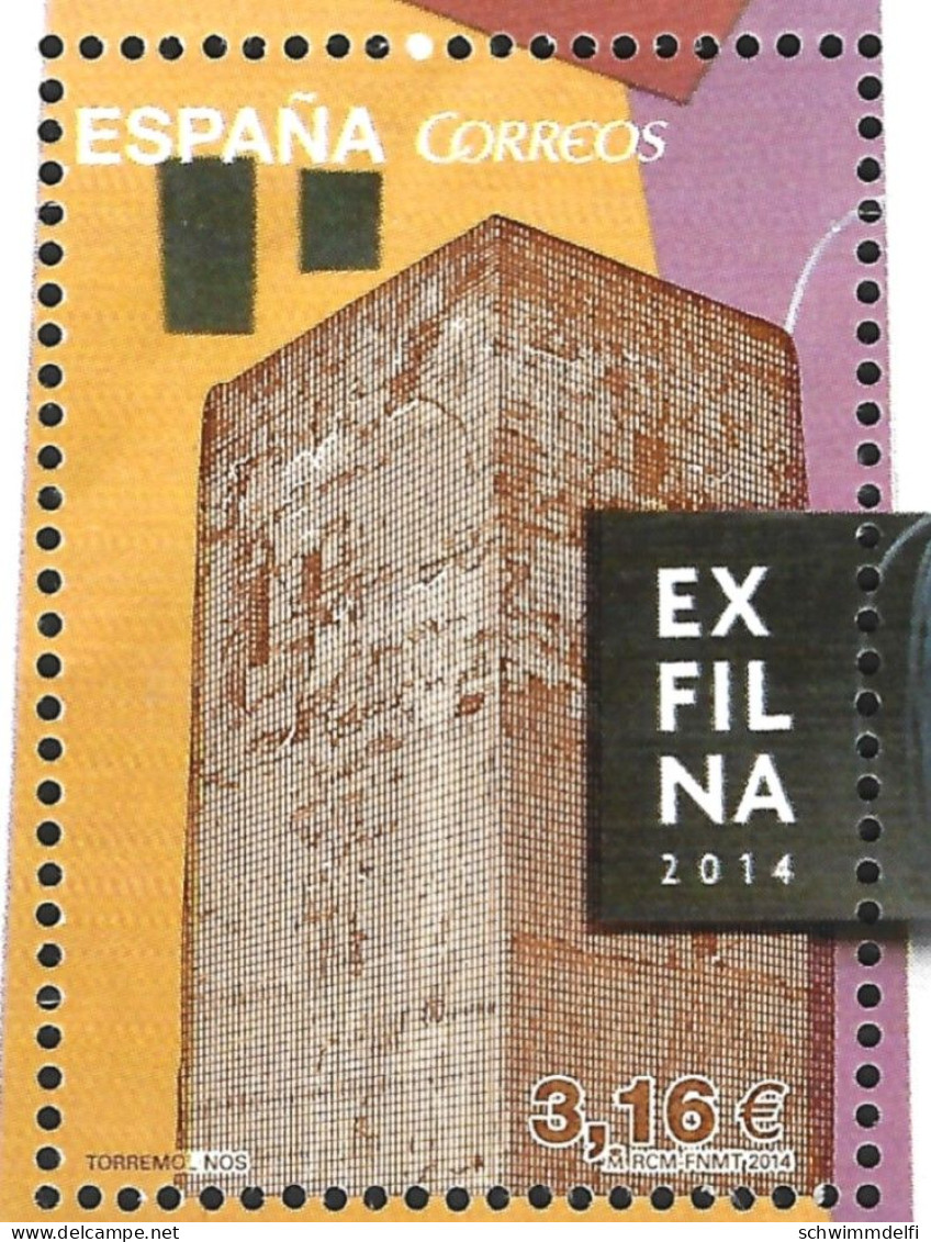 SPANIEN - ESPAÑA - SPAIN - BLOQUE - EXFILNA 2014 - EXPOSICIÓN FILATÉLICA NACIONAL - 27. DE FEB. - 02. DE MARZO - MNH - Ongebruikt