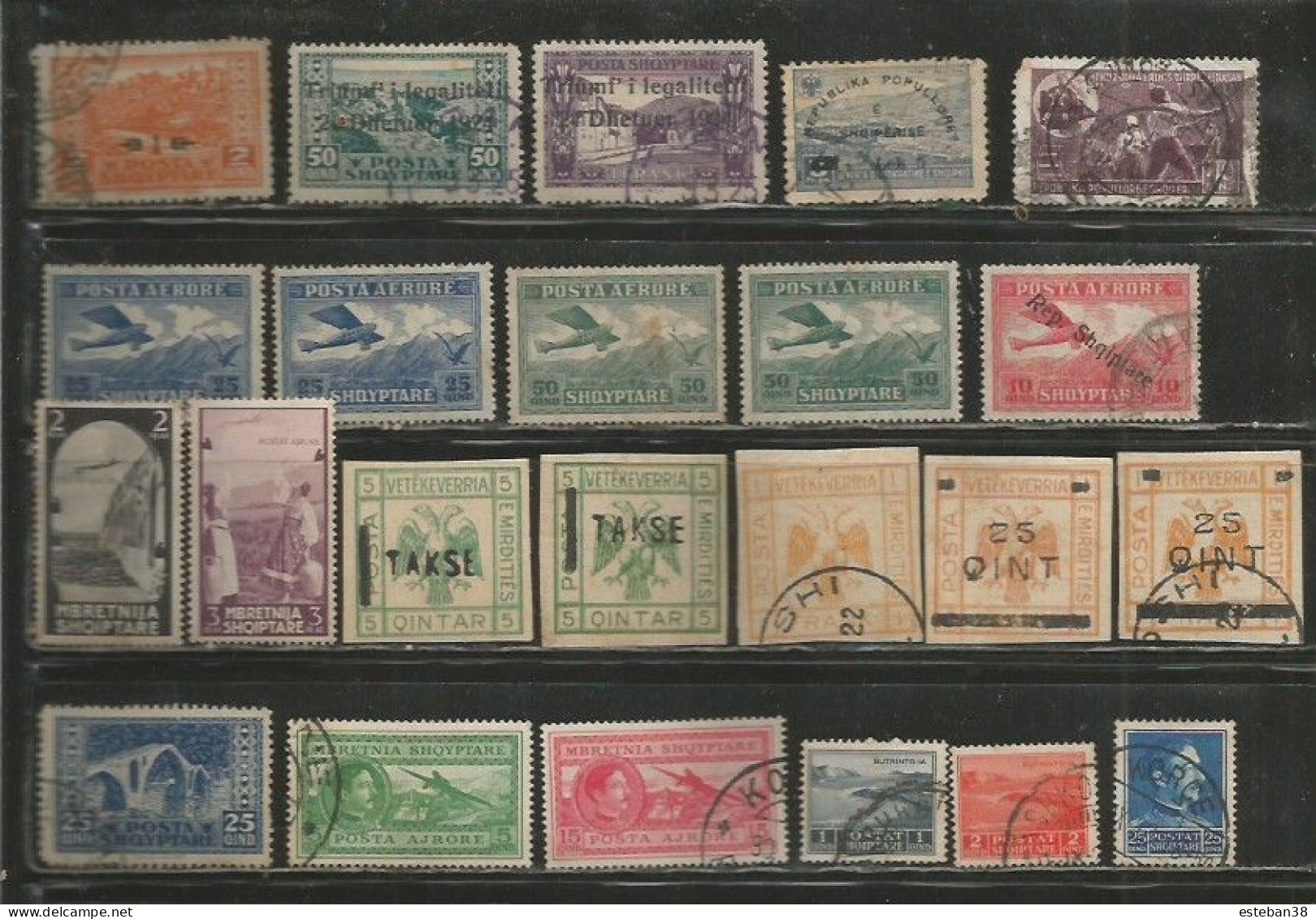 Albanie Timbres Diverses - Albanie