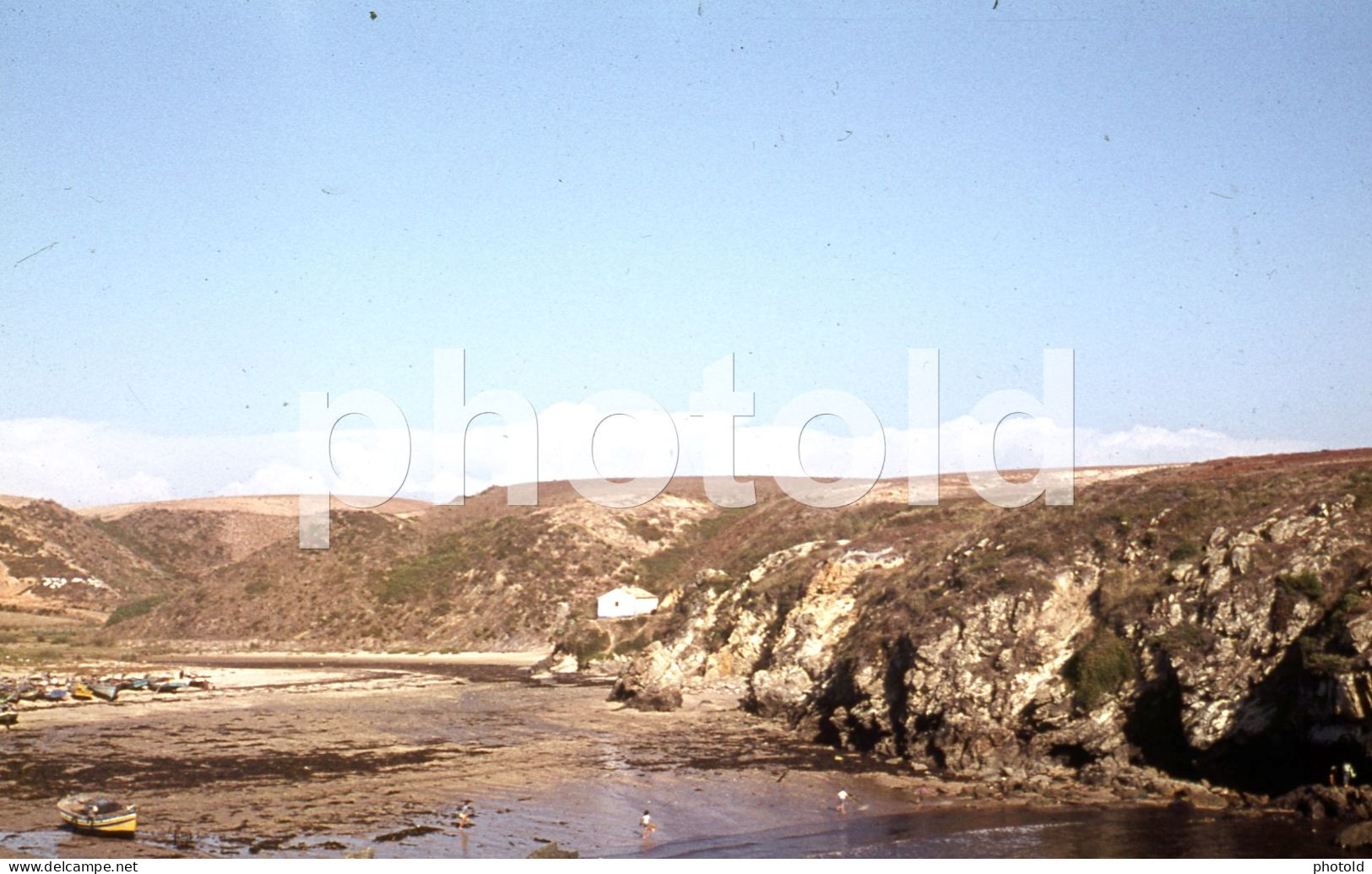 4 SLIDES SET 1960 SINES CASCAIS PORTUGAL AMATEUR 35mm SLIDE Not PHOTO No FOTO NB3963 - Diapositive