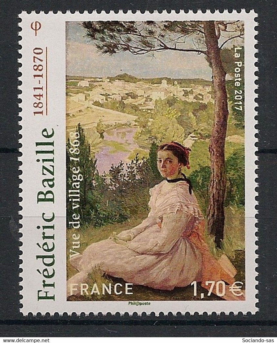 FRANCE - 2017 - N°YT. 5122 - Frédéric Bazille - Neuf Luxe ** / MNH / Postfrisch - Impressionisme