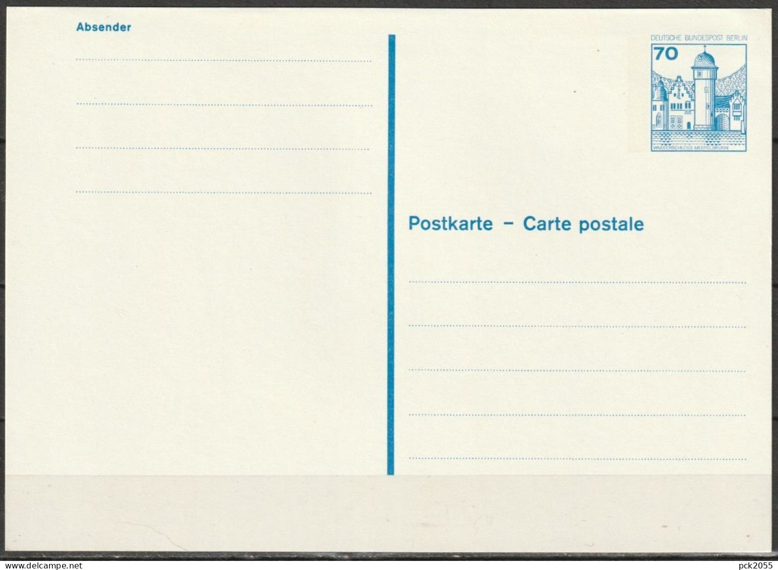 Berlin Ganzsache 1982 Mi.-Nr. P 123 I Ungebraucht ( PK 5) Günstige Versandkosten - Postales - Nuevos