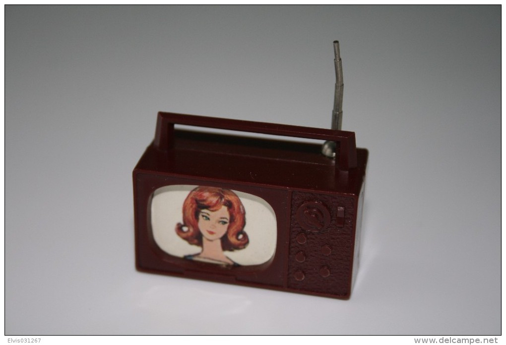 Barbie Accesoires '50-'60 - BROWN TELEVISION - Original Vintage Barbie - Ken - Ricky - Skipper - Barbie