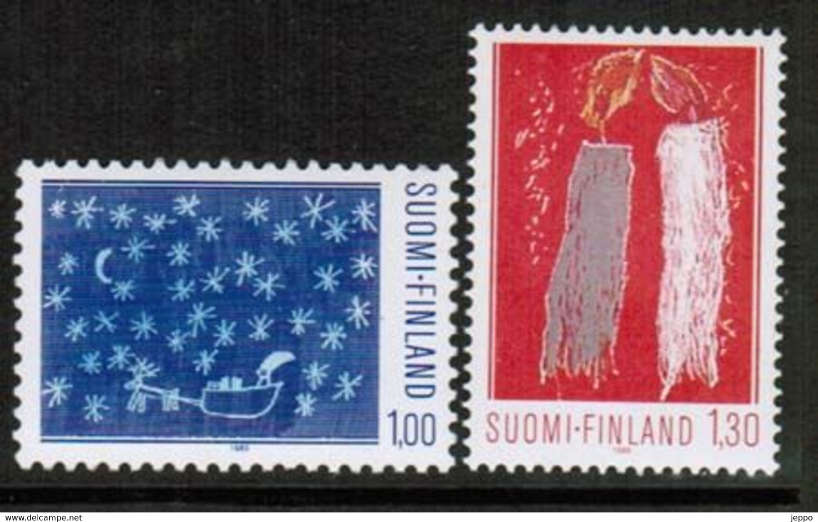 1983 Finland, Christmas Set MNH. - Unused Stamps