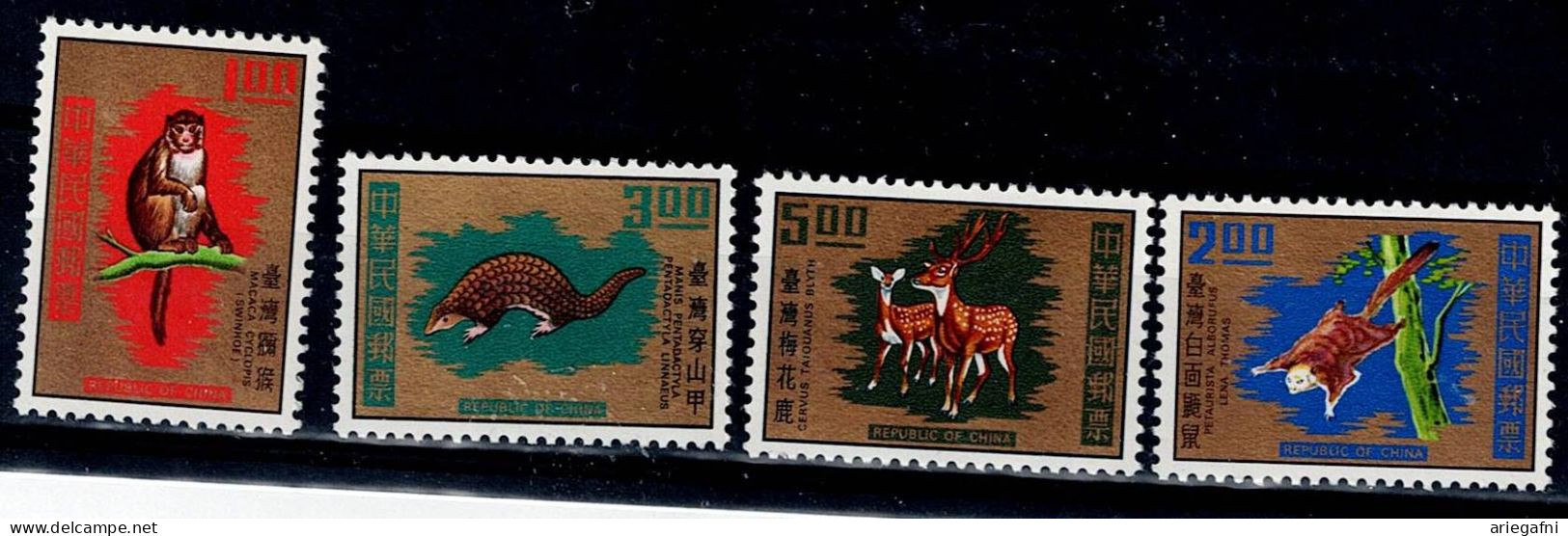 TAIWAN 1971 NATIVE WILDLIFE MI No 826-9 MNH VF!! - Ongebruikt