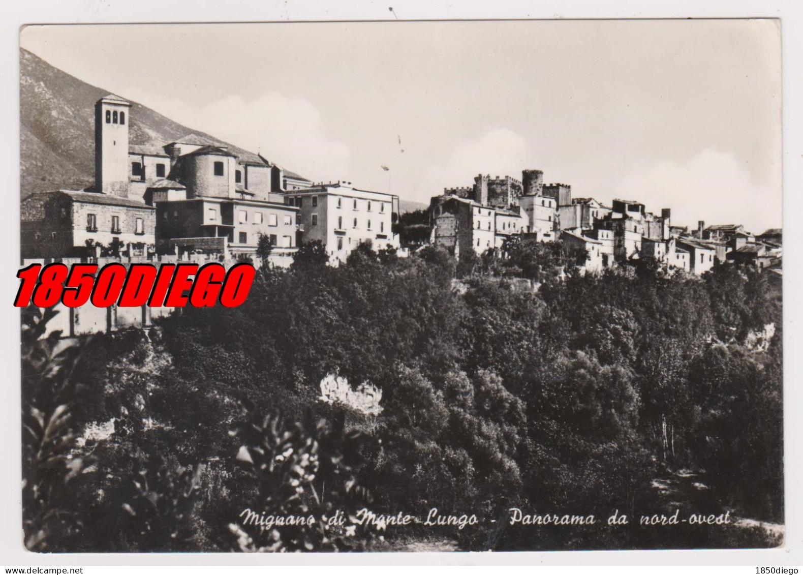 MIGNANO DI MONTE LUNGO - PANORAMA F/GRANDE VIAGGIATA 1954 - Caserta