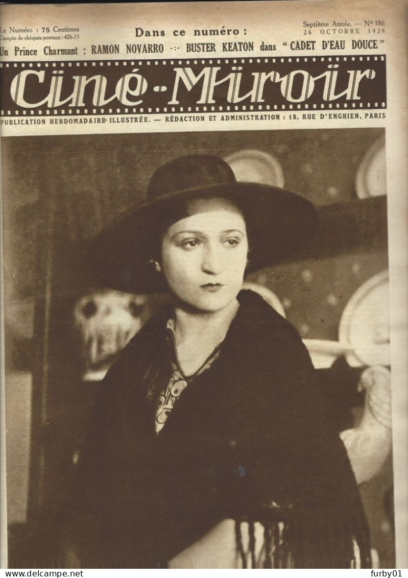 Cine Miroir N° 186  26 Octobre 1928  Claudie Lombard - Virginia Valli - George O. Brien - 1900 - 1949