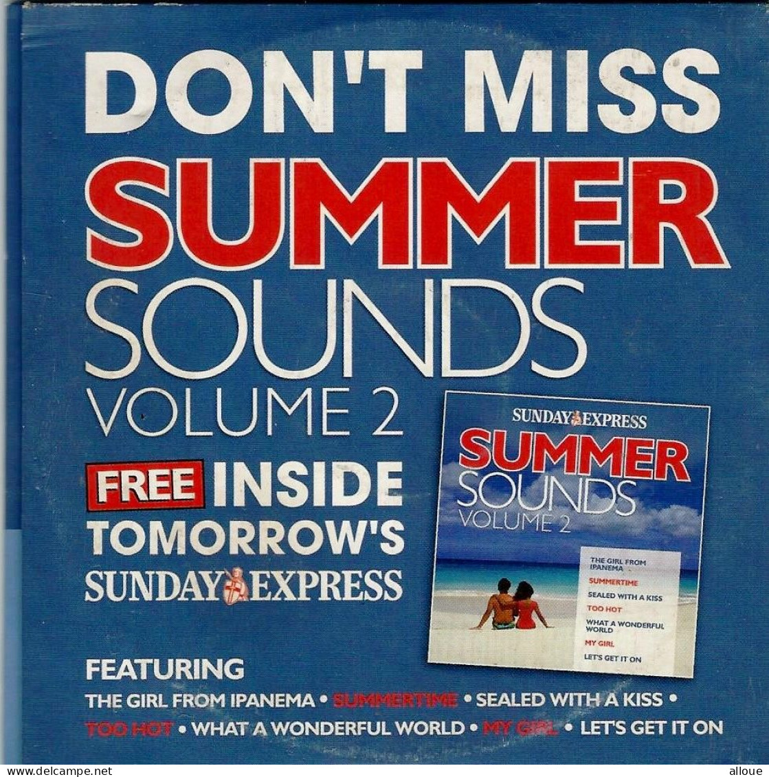 SUMMER SOUNDS - VOL 1& 2 - 2 CDs DAILY EXPRESS - POCHETTE CARTON 2 X 7 TITRES - Autres - Musique Anglaise