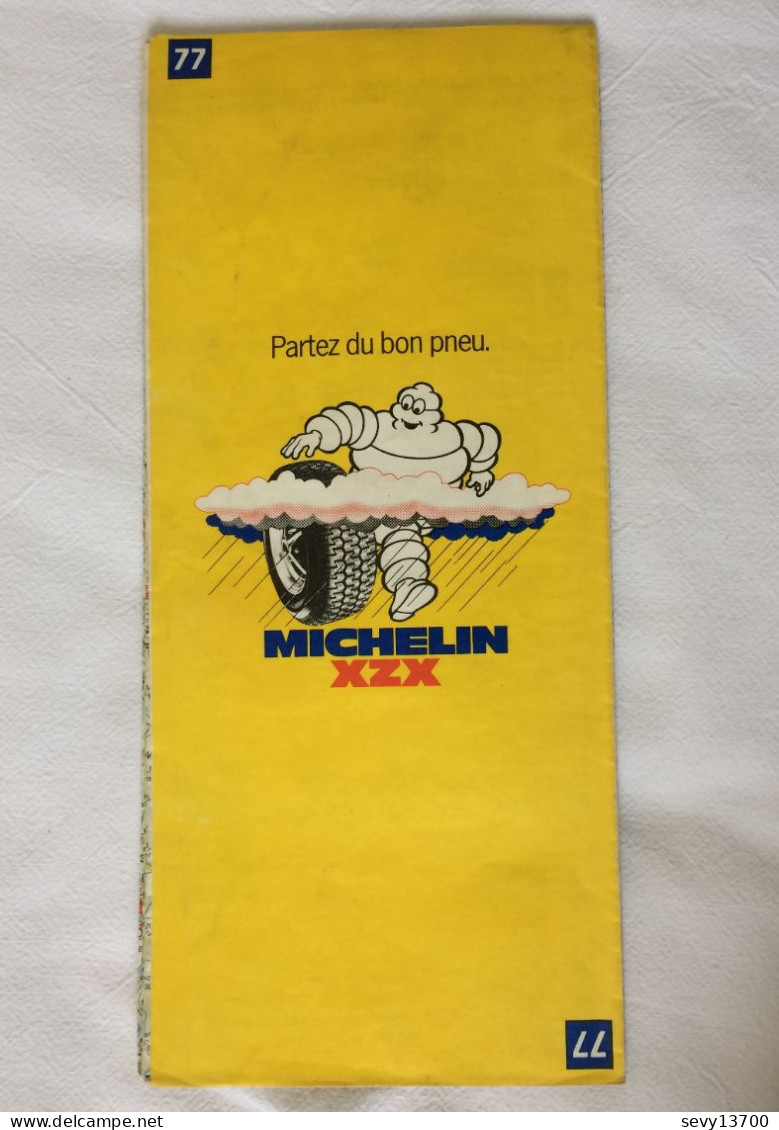 7 Cartes Routière Michelin France 57,73,77,81,82,84,86 - Wegenkaarten