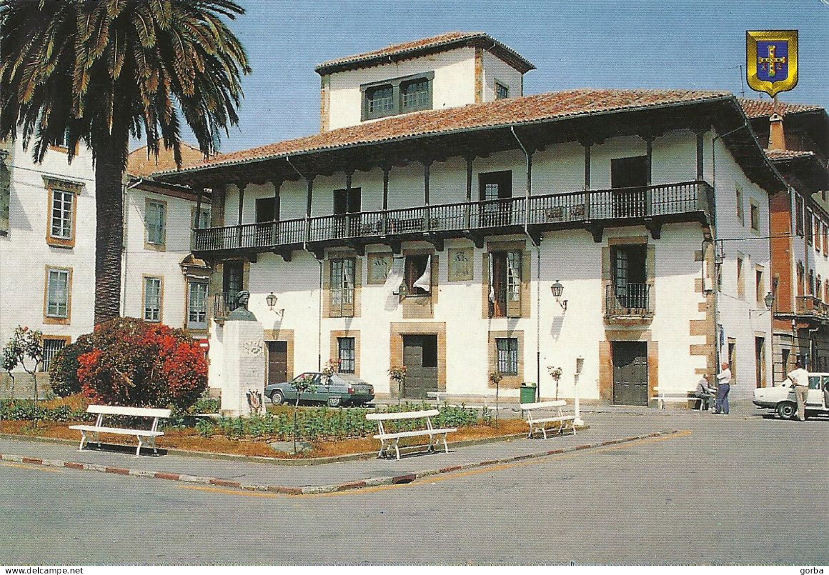 *CPM - ESPAGNE - ASTURIES - VILLAVICIOSA - Square Carlos Ier - Asturias (Oviedo)