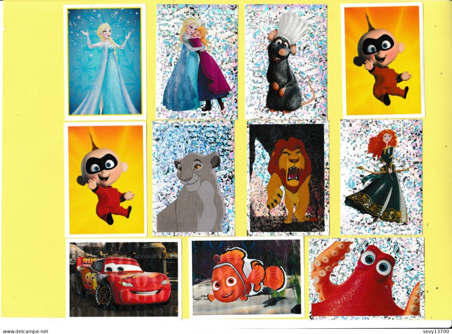 43 Stickers, Autocollant, Images Panini Neuf Disney Carrefour 2017 - Französische Ausgabe