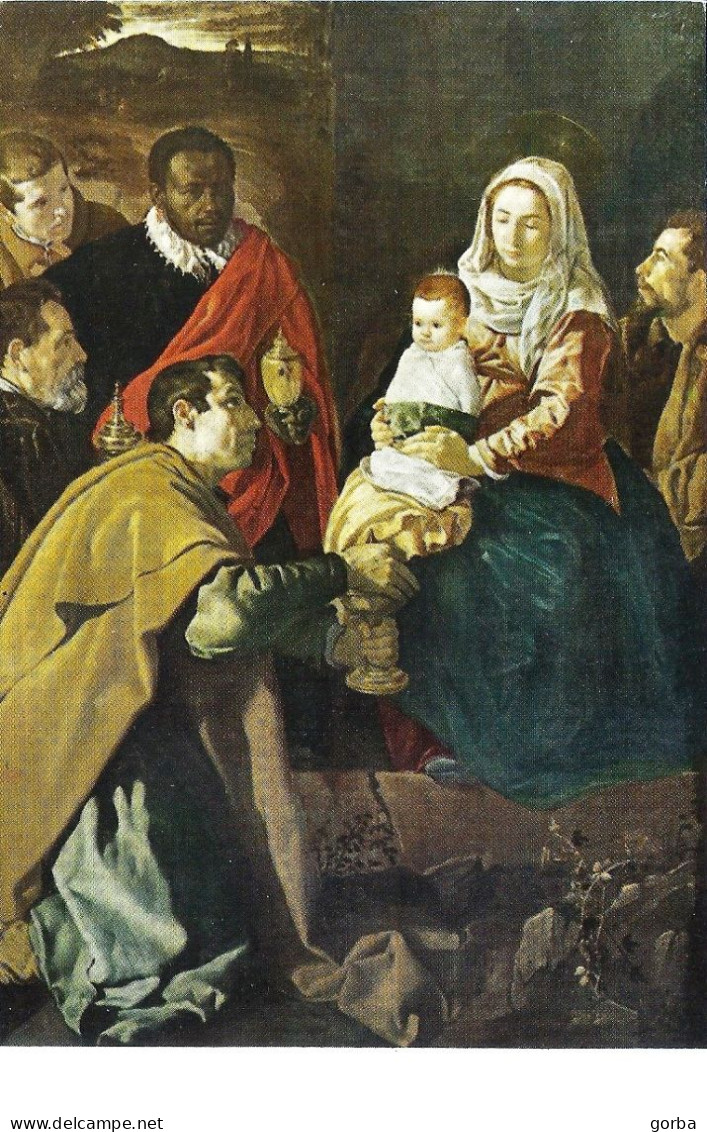 *CPM -  ESPAGNE - MADRID - Musée Du Prado - La Adoration De Los Reyes Magos - De Velazquez - Madrid