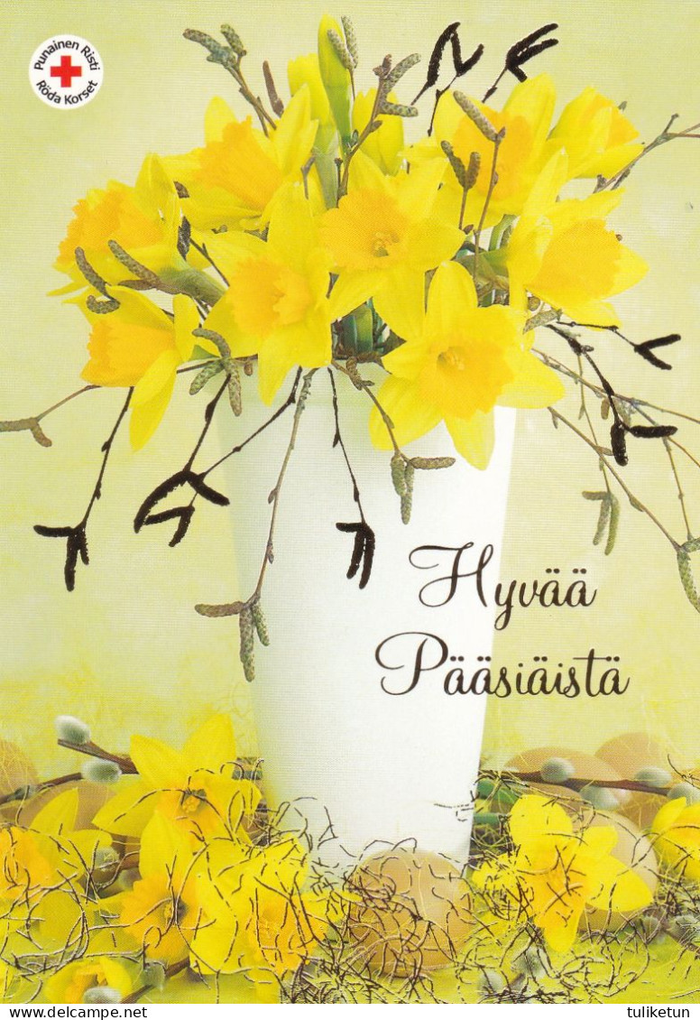 Postal Stationery - Easter Flowers - Daffodils - Narcissus - Red Cross 2006 - Suomi Finland - Postage Paid - Postwaardestukken