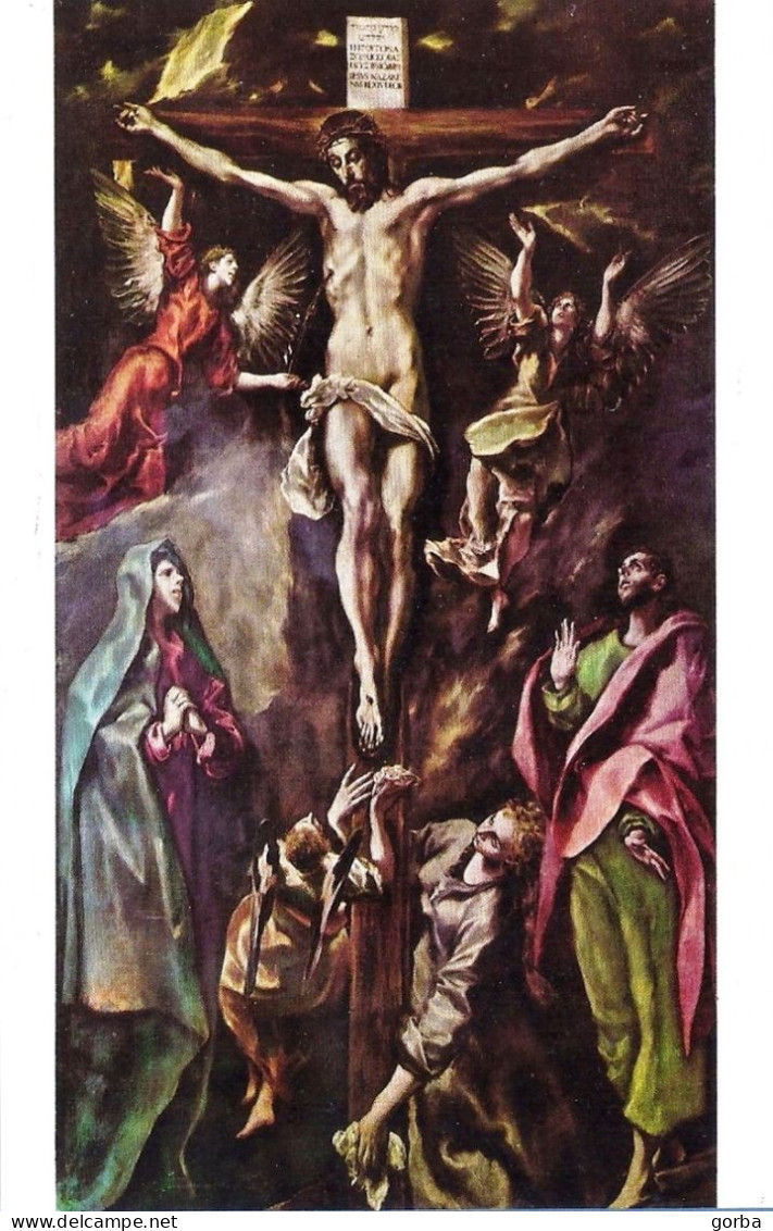 *CPM -  ESPAGNE - MADRID - Musée Du Prado - La Crucifixion - Du Greco - Madrid