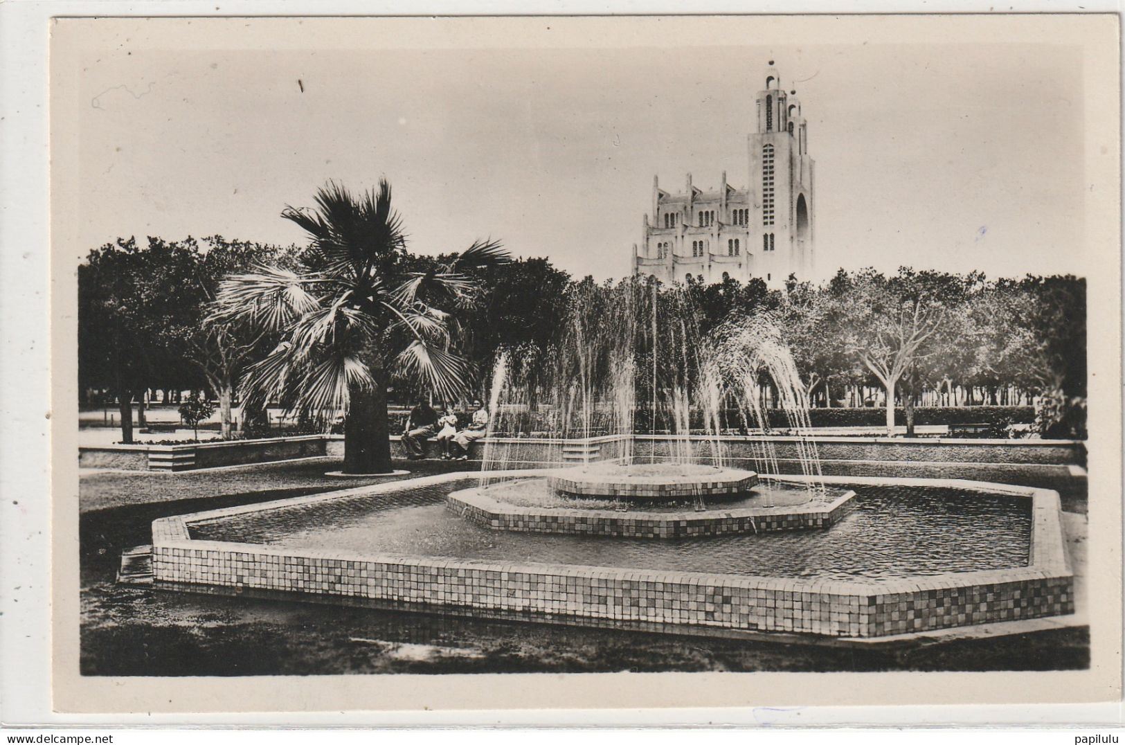 MAROC 640 : Casablanca Fontaine Et Jardins De La Région Civile ; édit. La Cigogne N° 95 - Casablanca