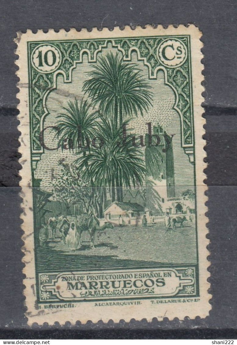 Spain - Cabo Juby - 1934 Views -  10c Value -used  (e-754) - Cape Juby