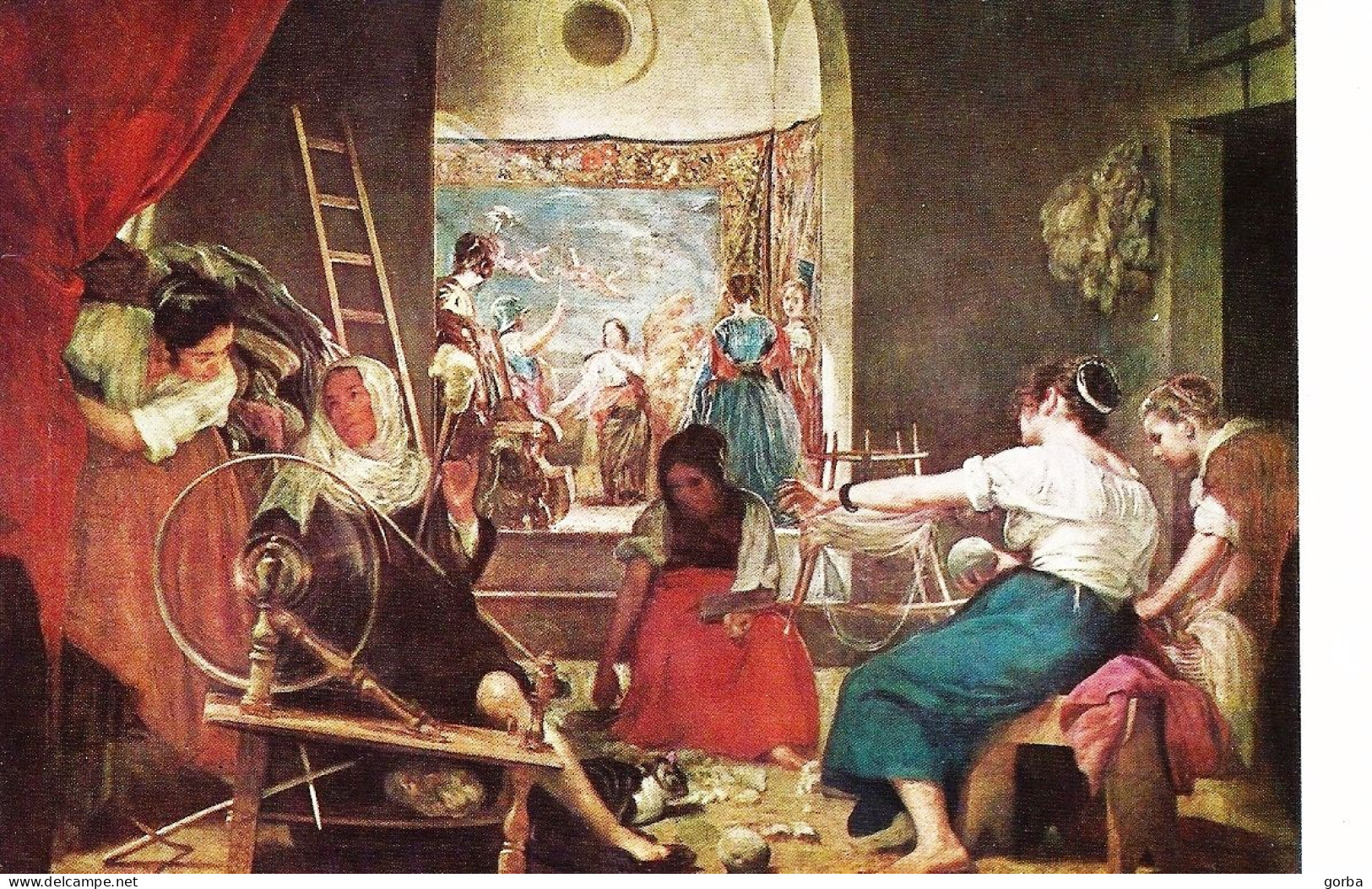 *CPM -  ESPAGNE - MADRID - Musée Du Prado - Las Hilanderas De Velazquez - Madrid