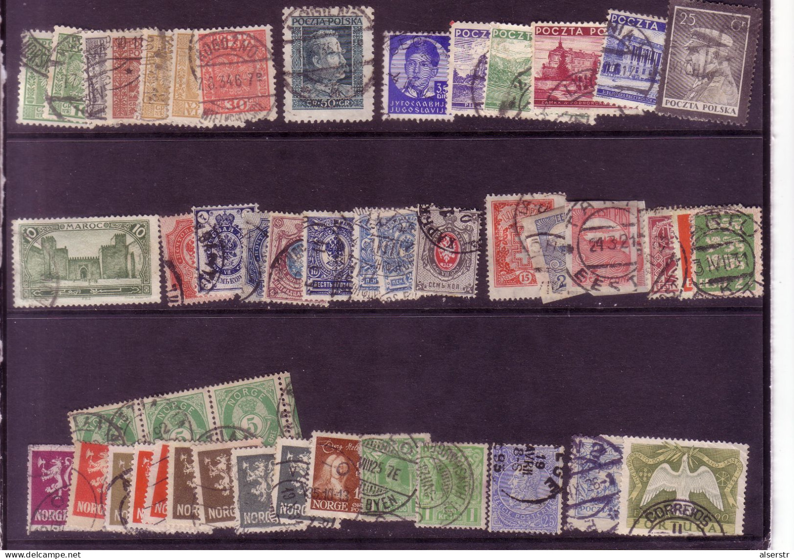 Spain, Yugoslavia, Poland, Hungary, Estonia, Russia, Norway, Russia, Old Lot - Lots & Kiloware (mixtures) - Max. 999 Stamps