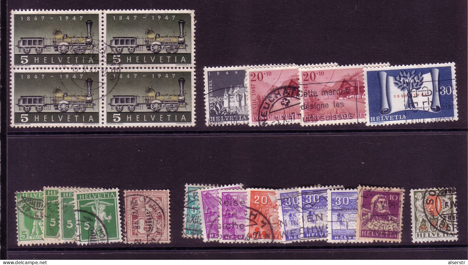 Switzerland Old Lot - Mezclas (max 999 Sellos)