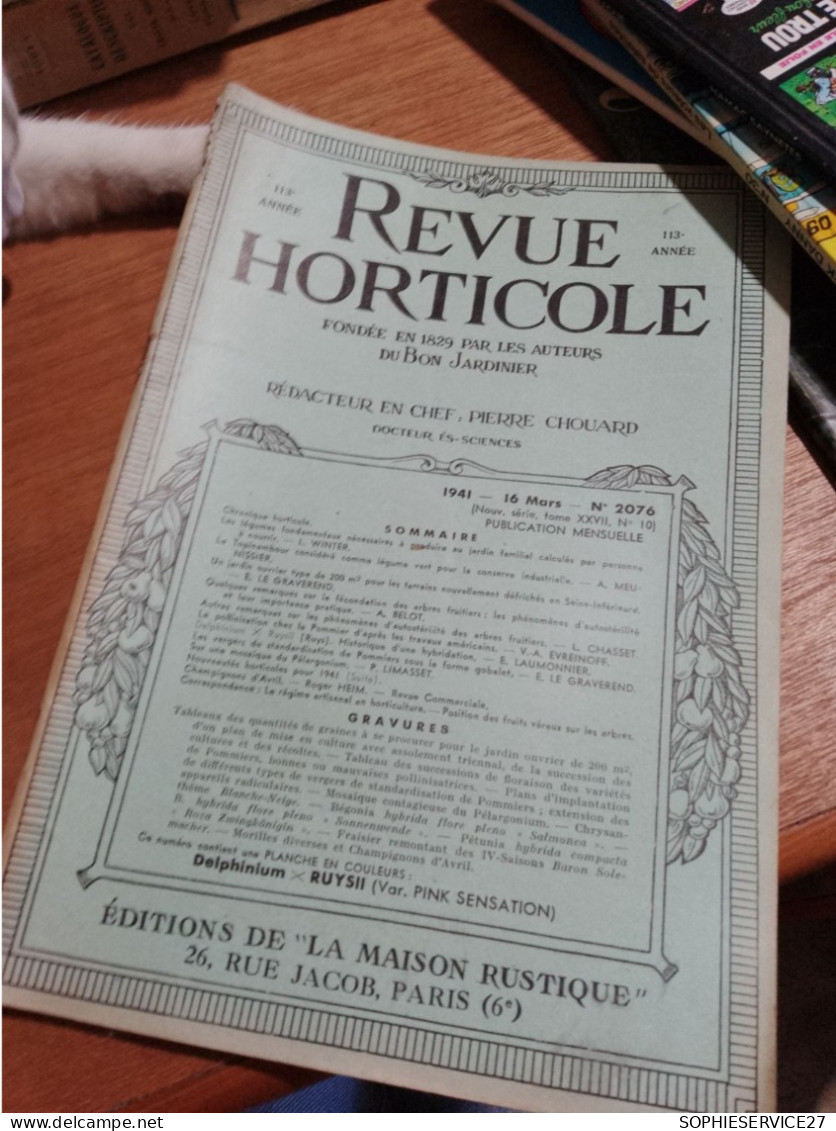 154 // REVUE HORTICOLE 1941 / N°2076 - 1900 - 1949