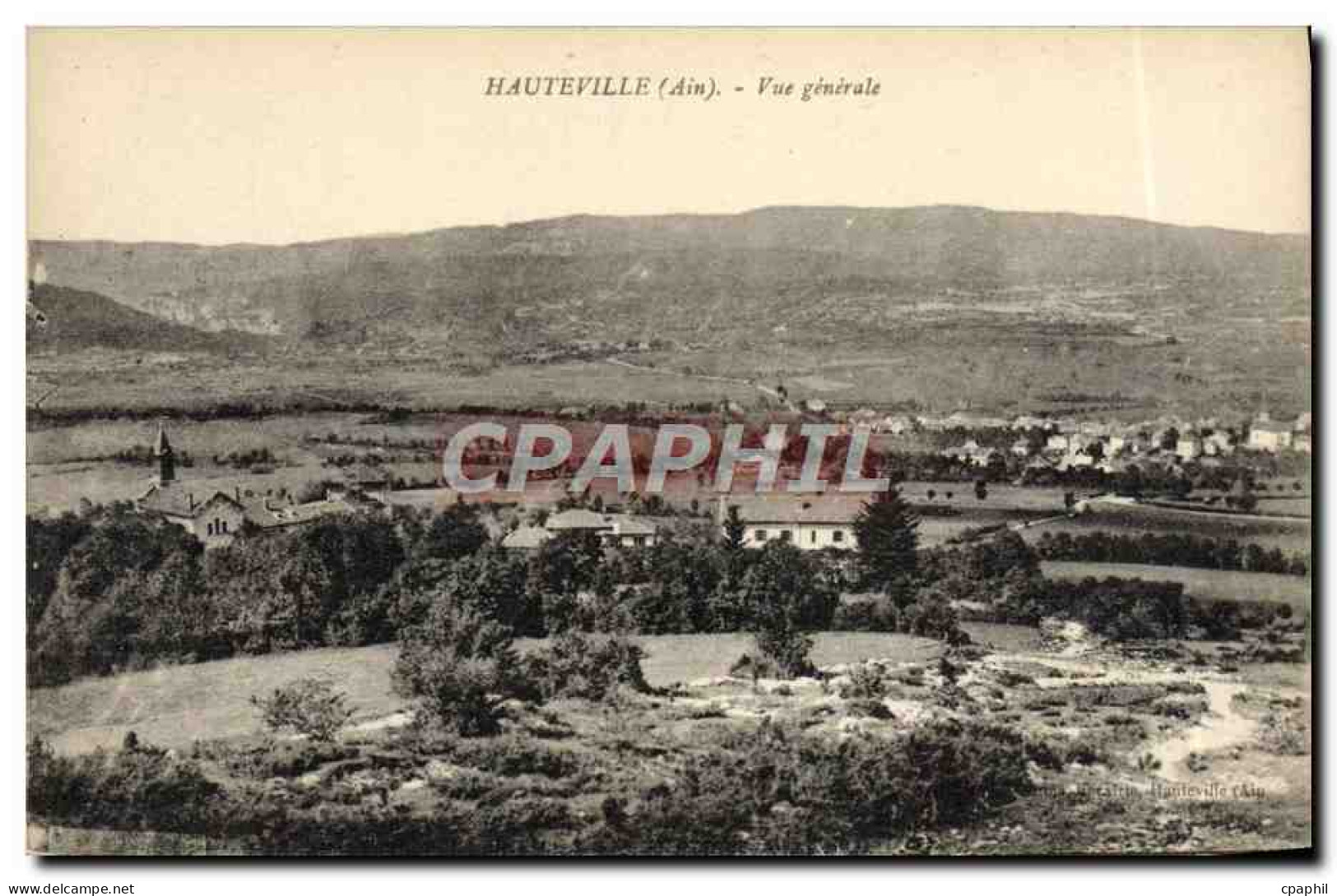 CPA Hauteville Vue Generale - Hauteville-Lompnes