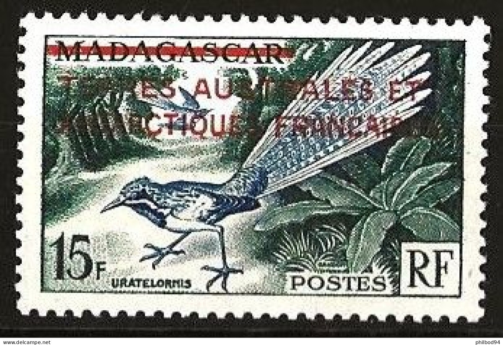 TAAF>>>1955 - Poste N° 1 Neuf ** (MNH) - Faune Oiseau- Cote 22 € - Ungebraucht