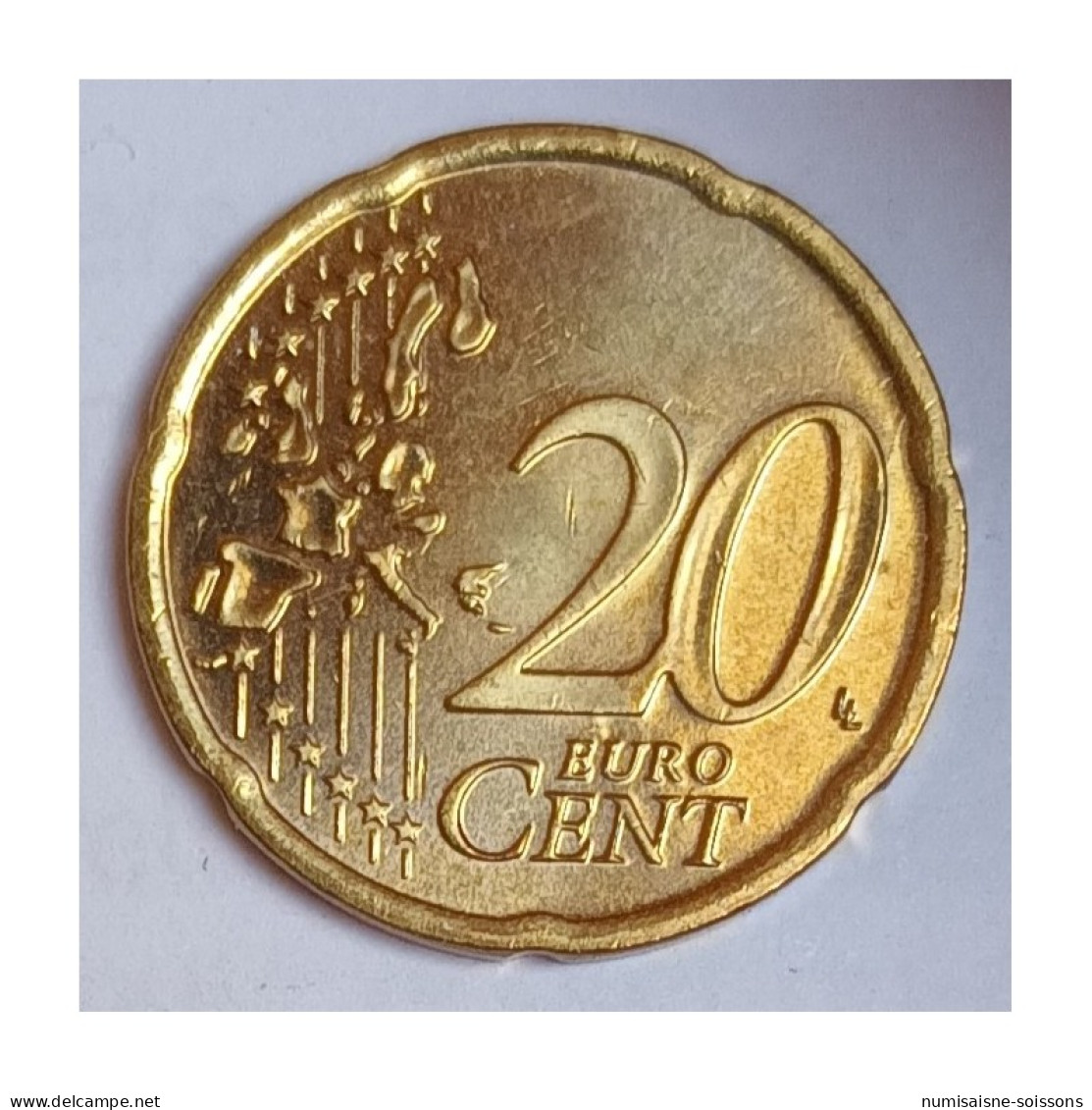 IRLANDE - 20 CENT 2002 - HARPE - SPL - Ireland