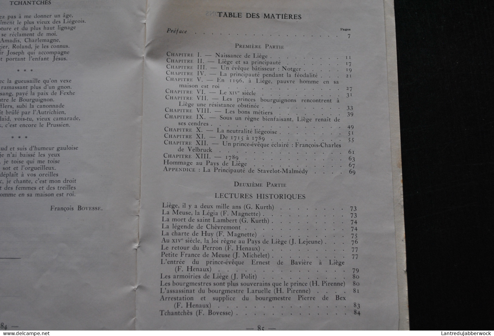 Histoire de la Principauté de Liège racontée aux enfants par Yves Bricteux Editions DESOER sd Pays liégeois RARE