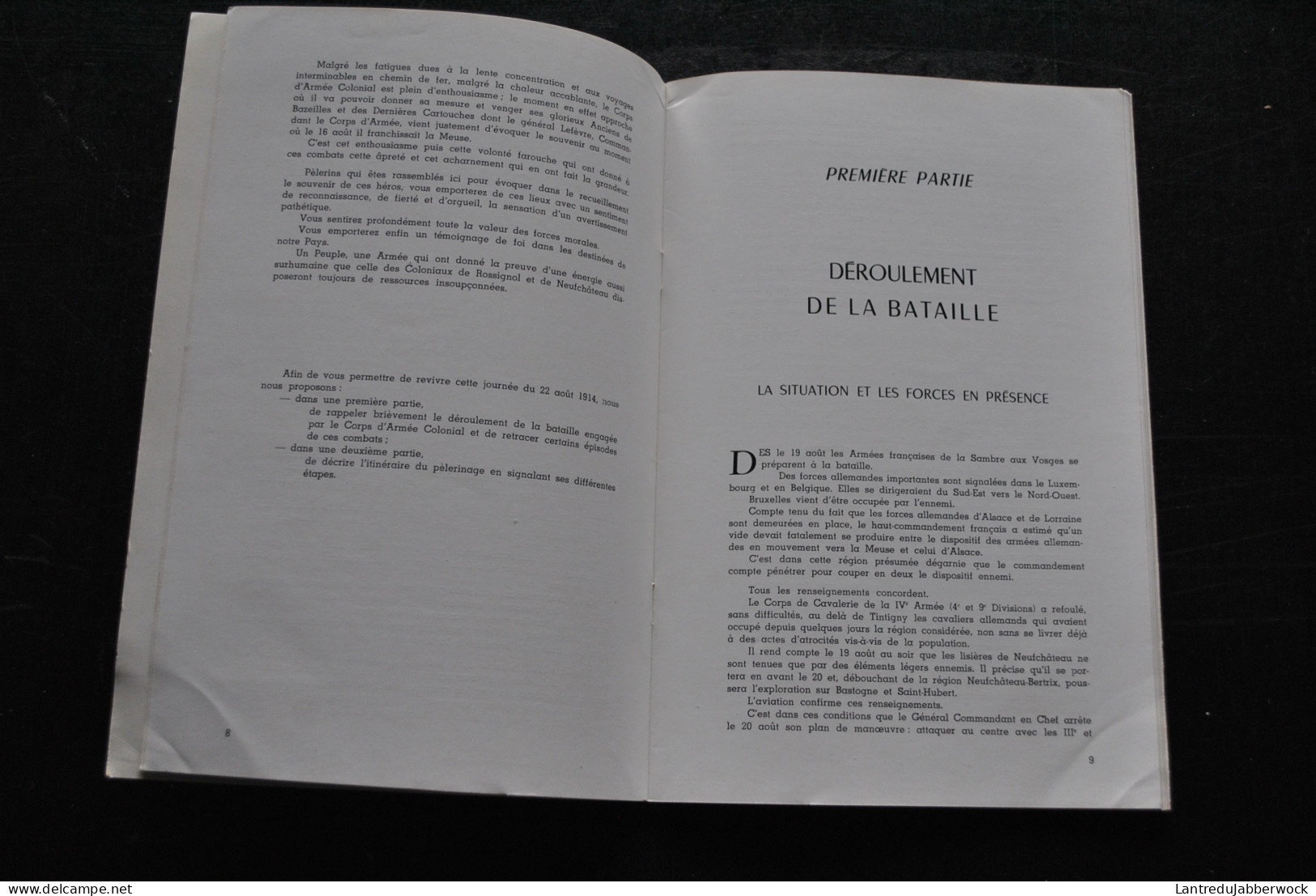 Tintigny Rossignol Neufchateau 22 Août 1914 + Cartes  WW1 Guerre 14 18 Virton Breuvannes Corps D'Armée Coloniale - Guerre 1914-18