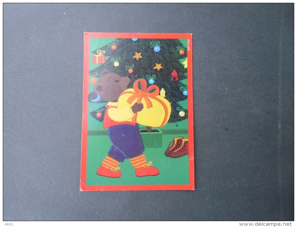 Petit Ours Brun Fete Noel Dessiné Par Danielle Bour - Altri & Non Classificati